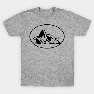 Orca Whales Lovers Vintage T-Shirt